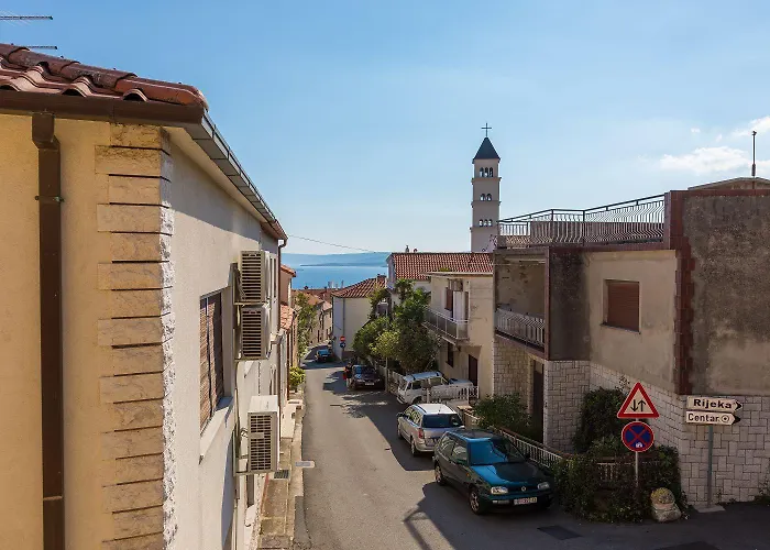 Besonderes Nur 350 Meter Zum Mit Meerblick, Babybett, Parkplatz Lejlighed Crikvenica